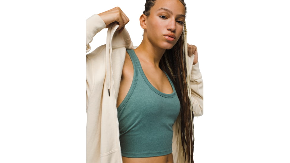 prAna Cozy Up Jacket - Womens, Canvas Heather, M, 1967221-250-M