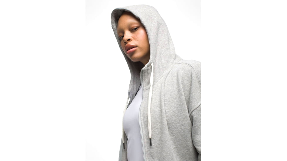 prAna Cozy Up Jacket - Womens, Heather Grey, M, 1967221-020-M
