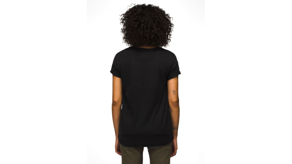 prAna Cozy Up T-Shirt - Womens, Black, S, 1964391-001-S