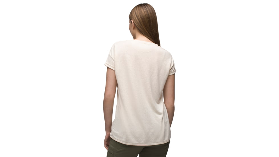 prAna Cozy Up T-Shirt - Womens, Canvas Heather, S, 1964391-250-S