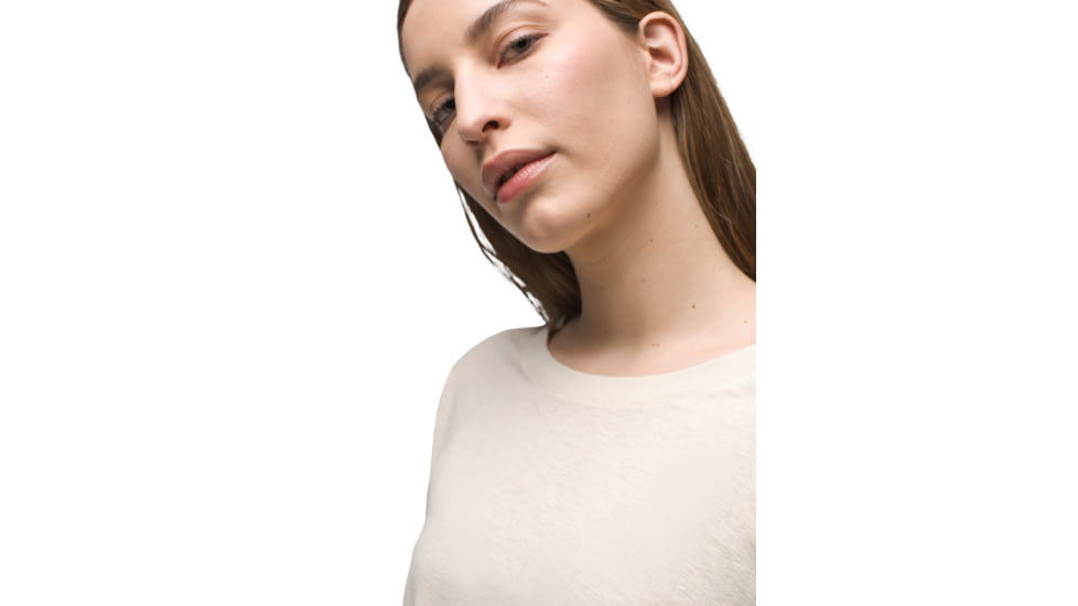 prAna Cozy Up T-Shirt - Womens, Canvas Heather, S, 1964391-250-S