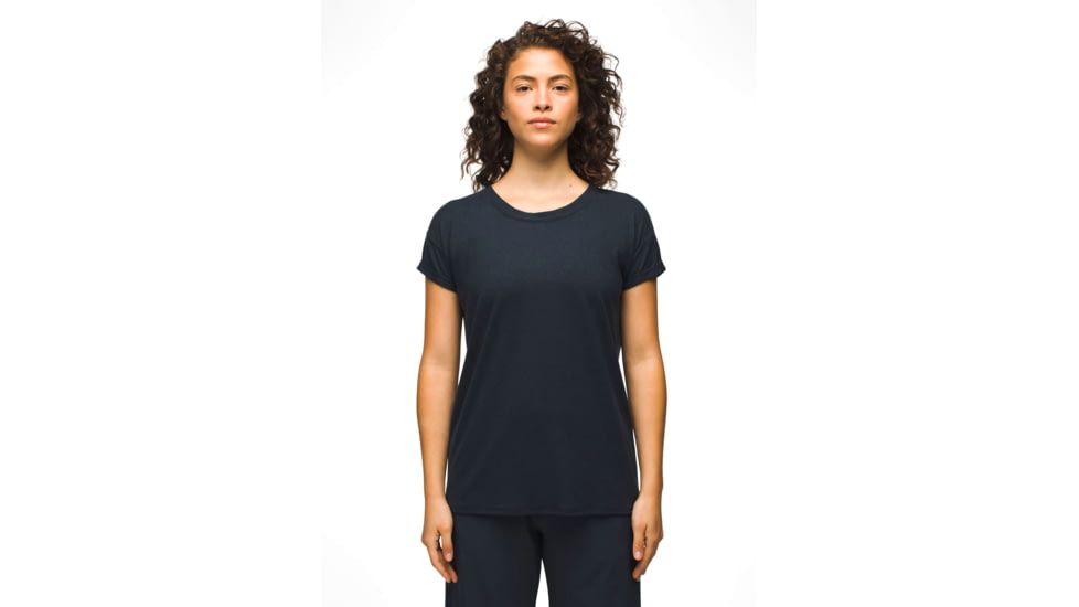 prAna Cozy Up T-Shirt - Womens, Stormy Night Heather, XS, 1964391-409-XS