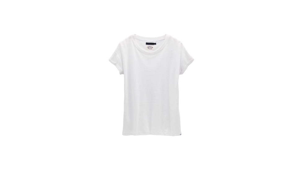 prAna Cozy Up T-Shirt - Womens, White, XL, 1964391-100-XL