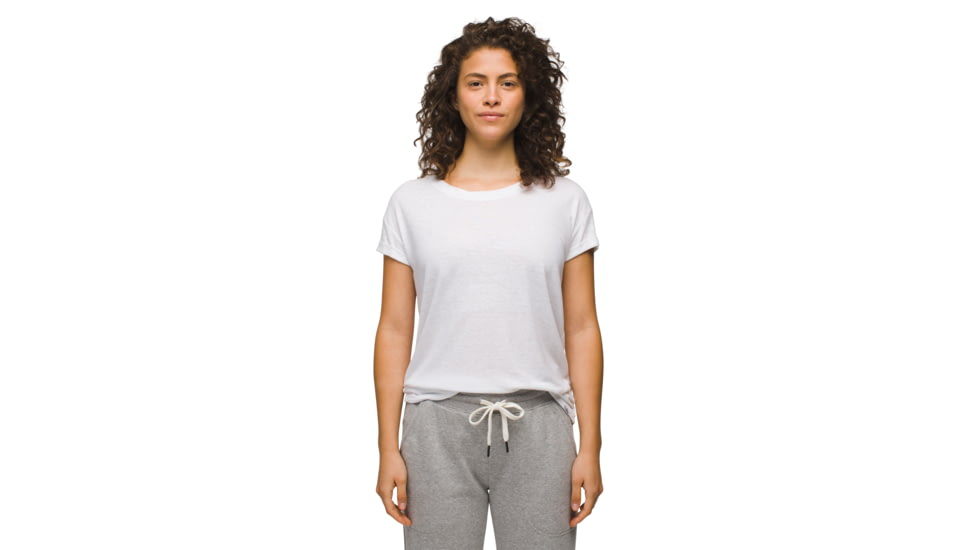 prAna Cozy Up T-Shirt - Womens, White, XL, 1964391-100-XL