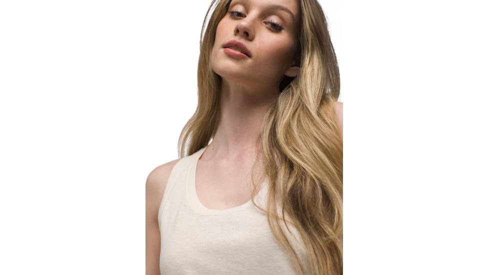 prAna Cozy Up Tank - Womens, Canvas Heather, M, 1964371-250-M