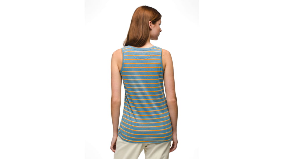 prAna Cozy Up Tank - Womens, High Tide Stripe, XS, 1964371-405-XS
