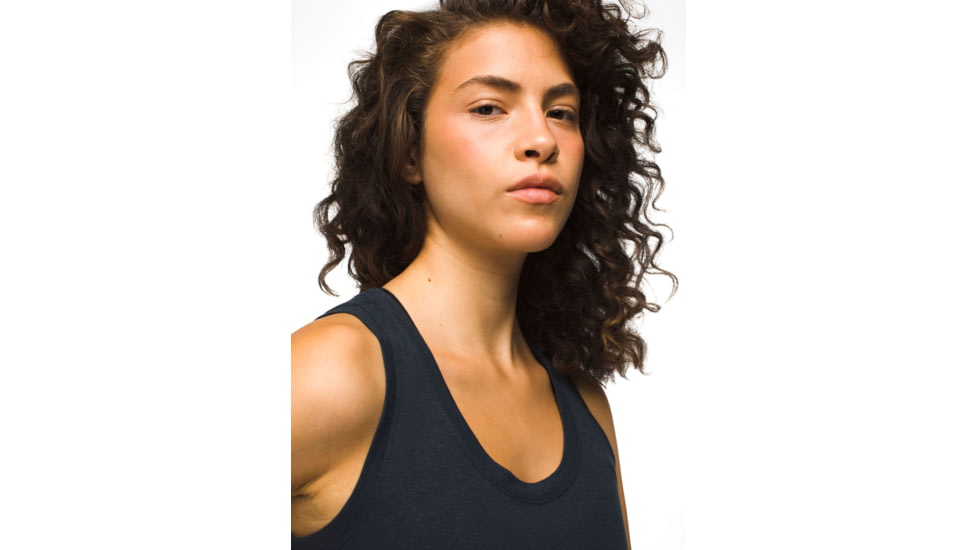 prAna Cozy Up Tank - Womens, Stormy Night Heather, XL, 1964371-407-XL