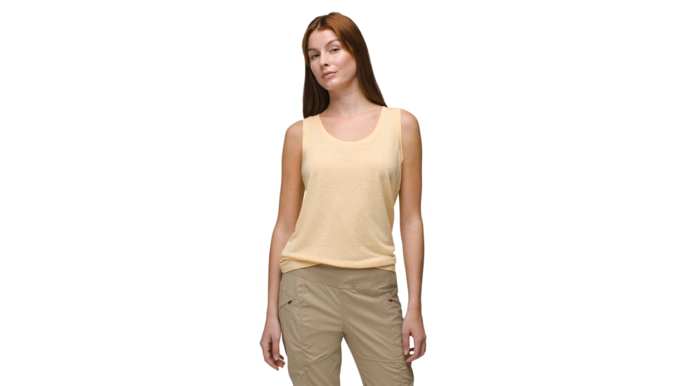 prAna Cozy Up Tank - Womens, Sun Kissed Heather, XS, 1964371-700-XS