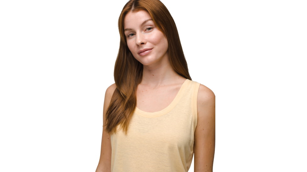 prAna Cozy Up Tank - Womens, Sun Kissed Heather, XS, 1964371-700-XS