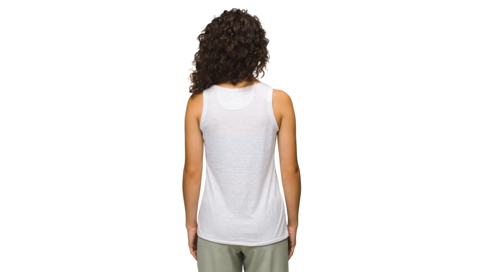 prAna Cozy Up Tank - Womens, White, L, 1964371-100-L