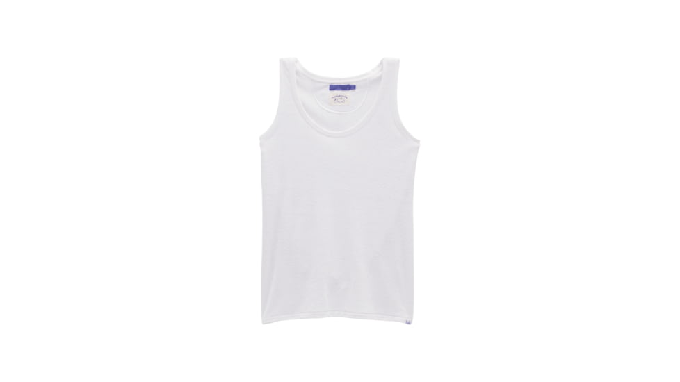 prAna Cozy Up Tank - Womens, White, L, 1964371-100-L
