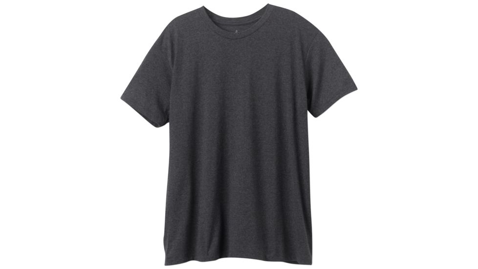 prAna Crew T-Shirt - Men's, Charcoal Heather, Medium, M1CREW114-CCHT-M