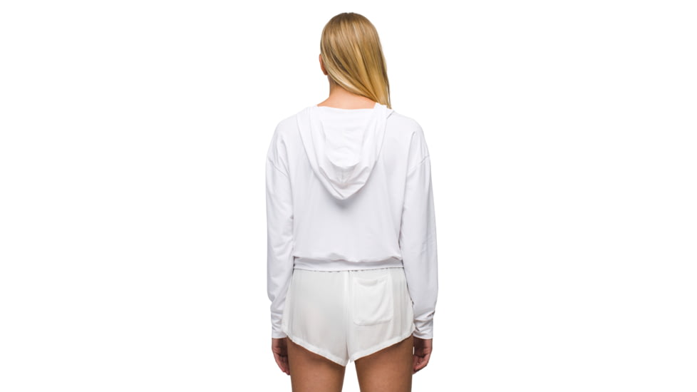 prAna Eileen Hoodie - Womens, White, L, 1968261-100-L