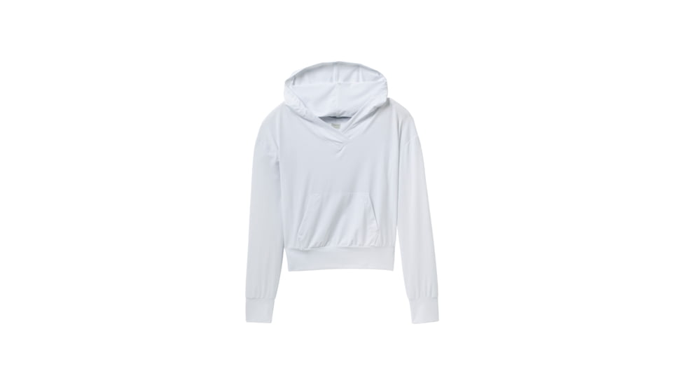 prAna Eileen Hoodie - Womens, White, L, 1968261-100-L