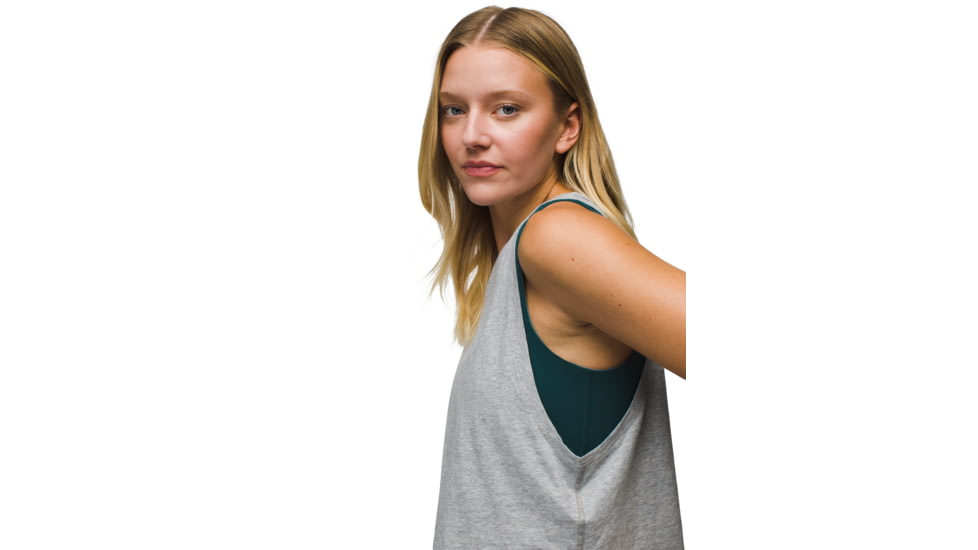 prAna Everyday Crop Tank - Womens, Heather Grey, XXS, 2065021-020-XXS
