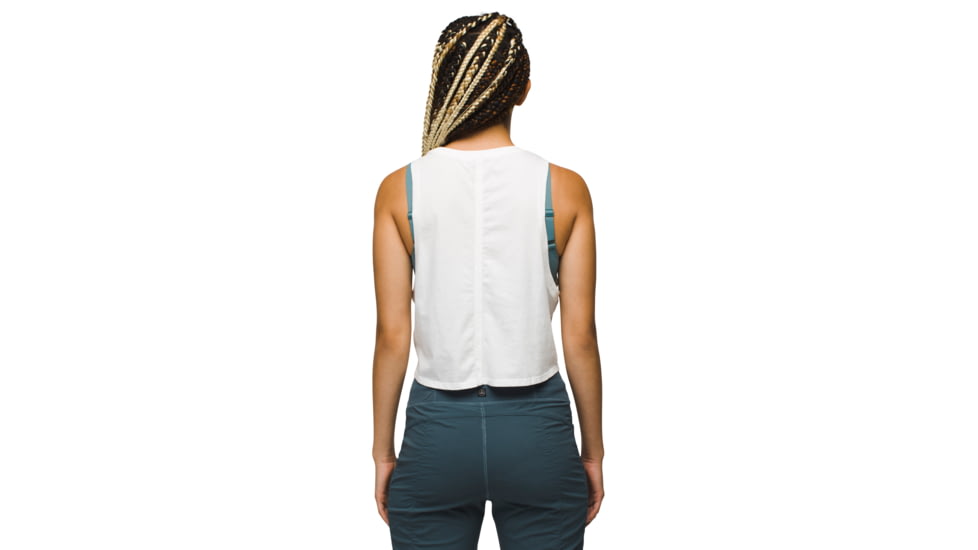 prAna Everyday Crop Tank - Womens, Soft White, XXS, 2065021-101-XXS