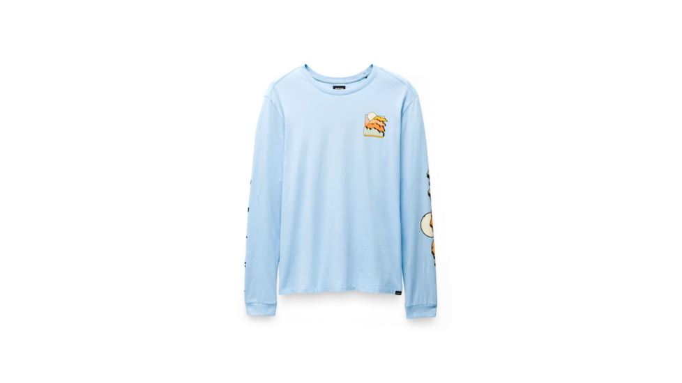 prAna Everyday Graphic LS Tee - Mens, Crescent Bay Stacks, S, 2063761-400-ST-S