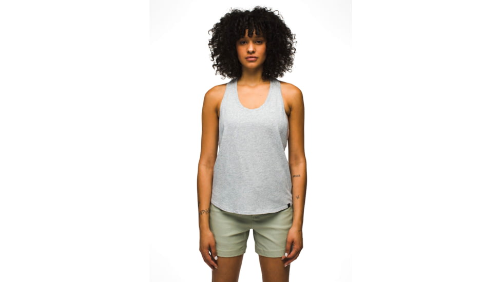 prAna Everyday Racerback Tank - Womens, Heather Grey, XL, 2065031-020-XL