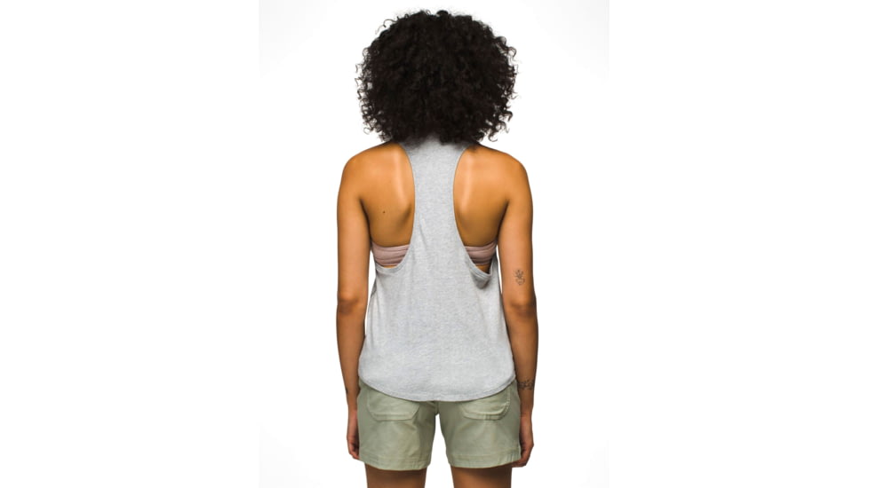 prAna Everyday Racerback Tank - Womens, Heather Grey, XL, 2065031-020-XL