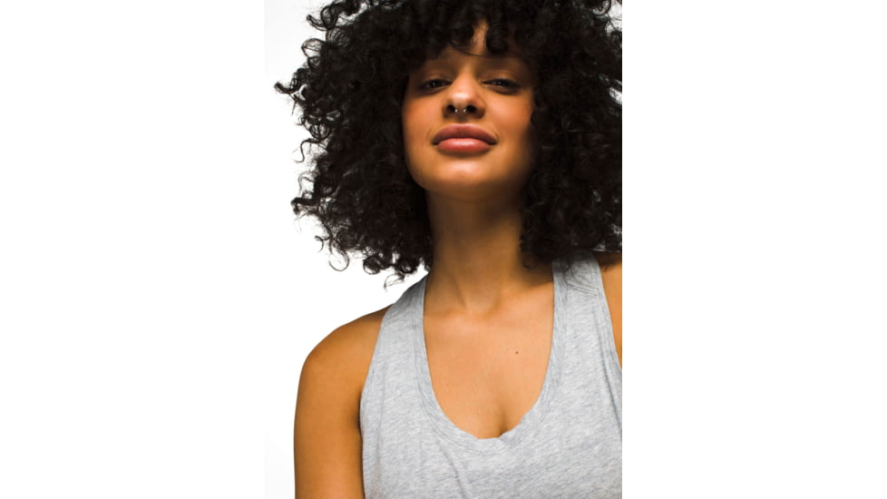 prAna Everyday Racerback Tank - Womens, Heather Grey, XL, 2065031-020-XL