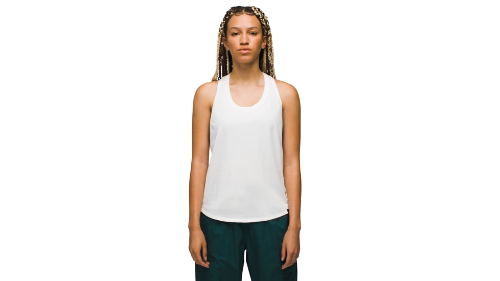 prAna Everyday Racerback Tank - Womens, Soft White, XL, 2065031-101-XL