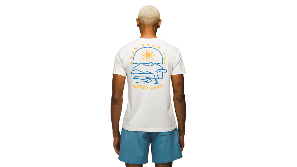 prAna Everyday Slogan SS Tee - Mens, Canvas, L, 2063771-251-ST-L