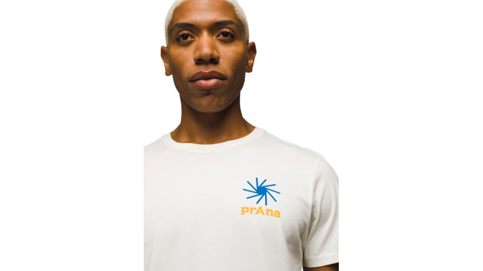 prAna Everyday Slogan SS Tee - Mens, Canvas, L, 2063771-251-ST-L