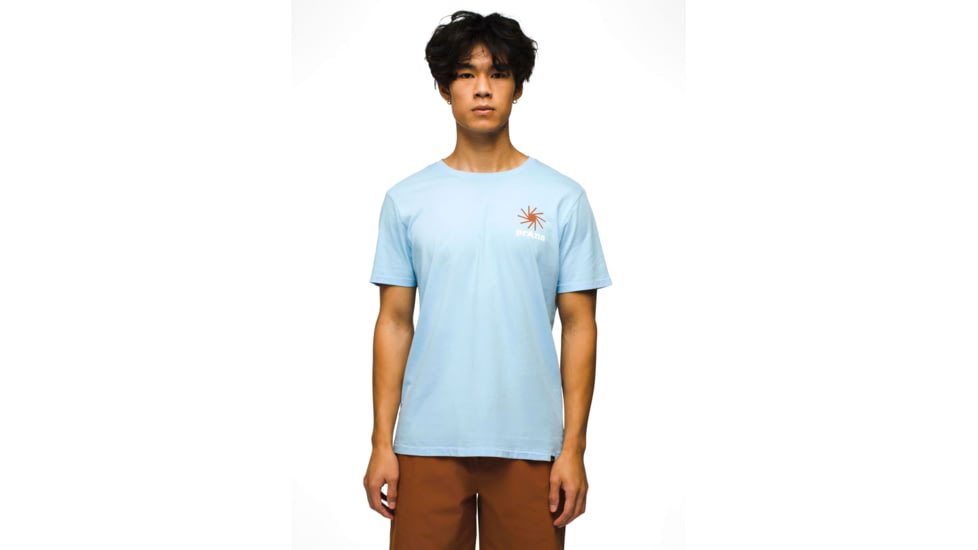 prAna Everyday Slogan SS Tee - Mens, Crescent Bay, XL, 2063771-400-ST-XL