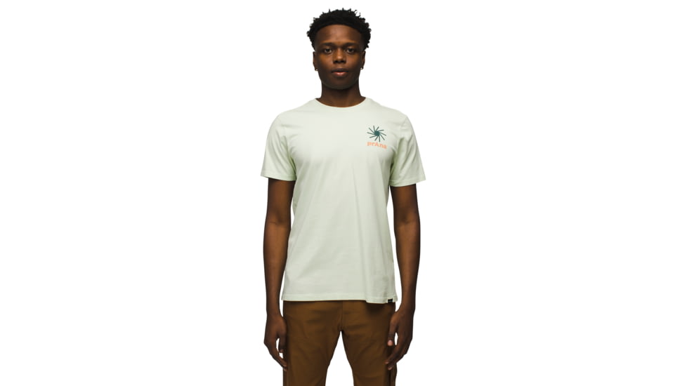 prAna Everyday Slogan SS Tee - Mens, Pale Aloe, M, 2063771-302-ST-M