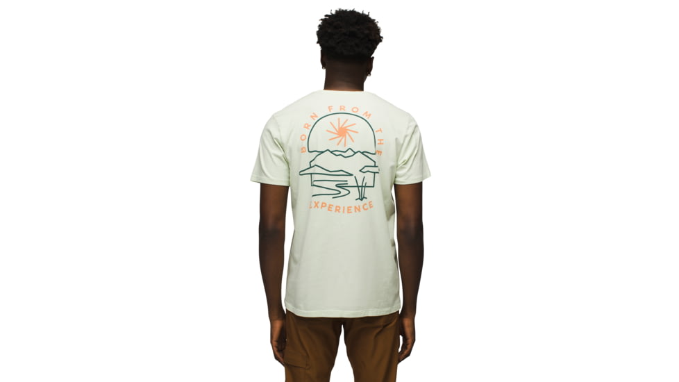 prAna Everyday Slogan SS Tee - Mens, Pale Aloe, M, 2063771-302-ST-M