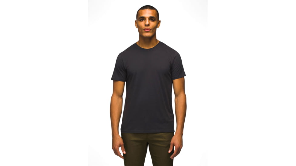prAna Everyday SS Tee - Mens, Charcoal, L, 2065091-020-ST-L