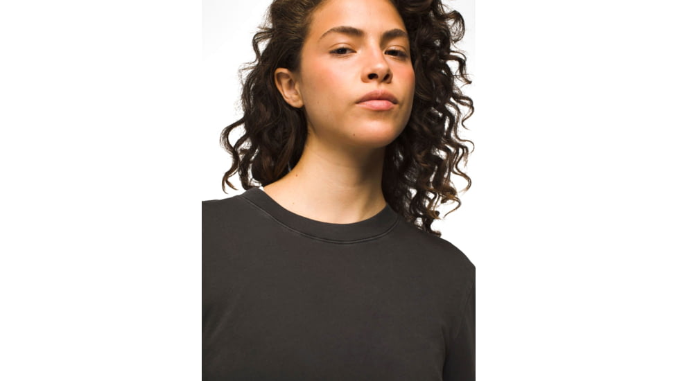 prAna Everyday Vintage-Washed LS Tee - Womens, Charcoal, XXL, 2057021-020-XXL