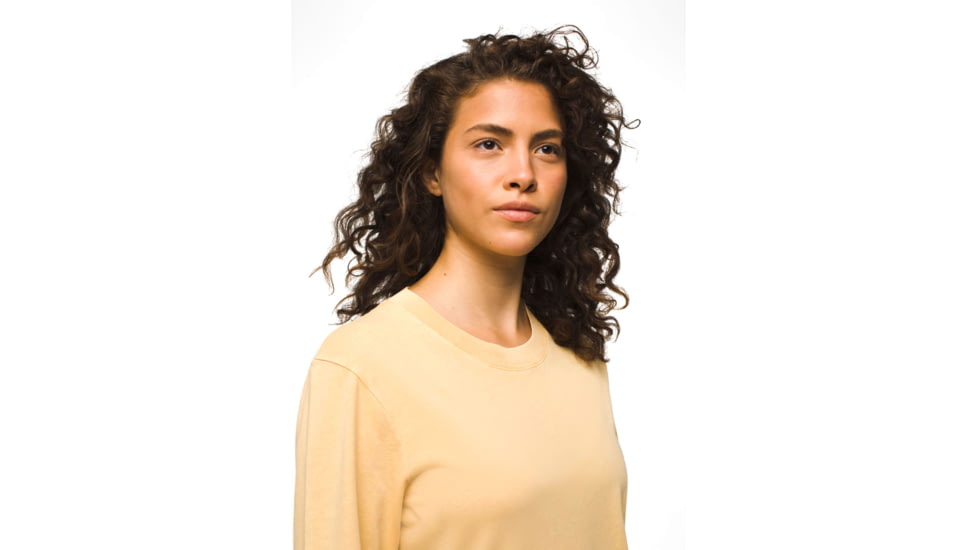 prAna Everyday Vintage-Washed LS Tee - Womens, Sun Kissed, XXL, 2057021-700-XXL