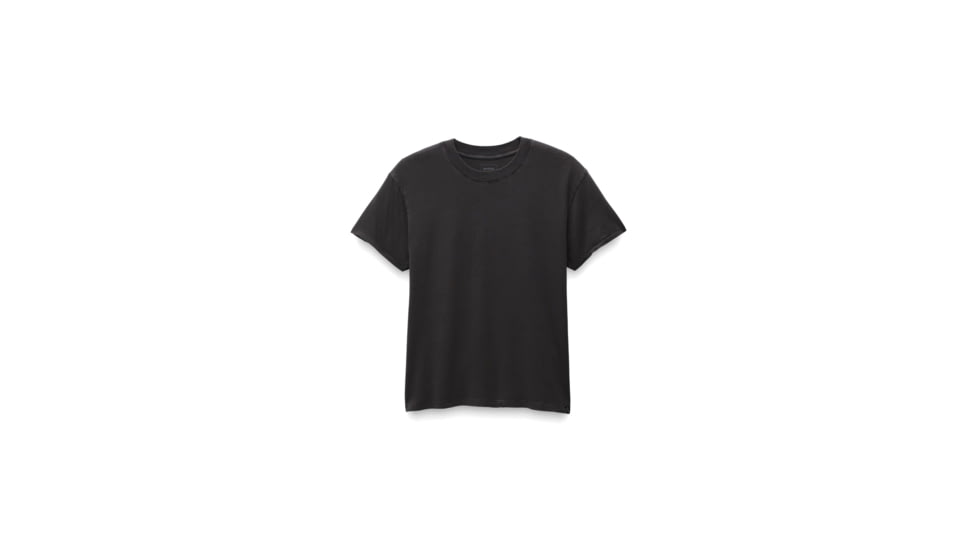 prAna Everyday Vintage-Washed SS Tee - Womens, Charcoal, XS, 2063791-020-XS