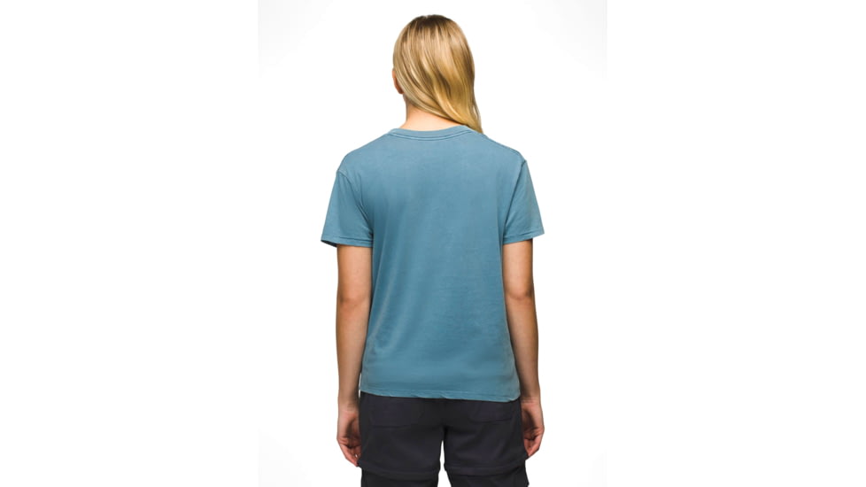 prAna Everyday Vintage-Washed SS Tee - Womens, High Tide, L, 2063791-400-L