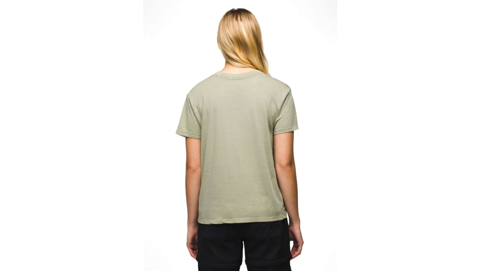 prAna Everyday Vintage-Washed SS Tee - Womens, Juniper Green, XS, 2063791-300-XS