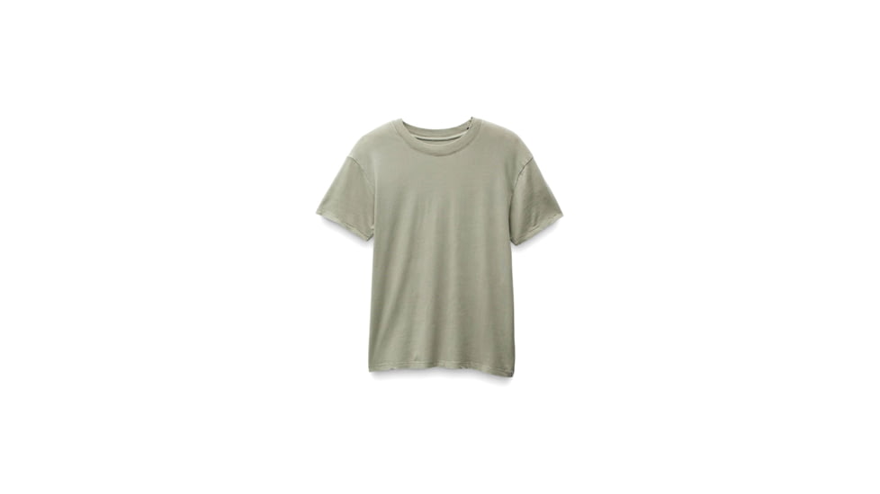 prAna Everyday Vintage-Washed SS Tee - Womens, Juniper Green, XS, 2063791-300-XS