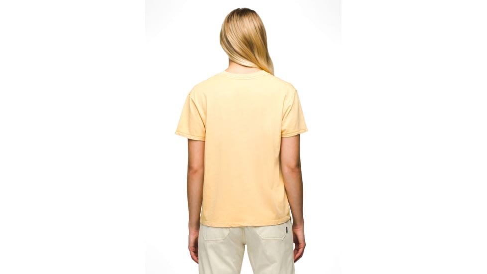 prAna Everyday Vintage-Washed SS Tee - Womens, Sun Kissed, XL, 2063791-700-XL