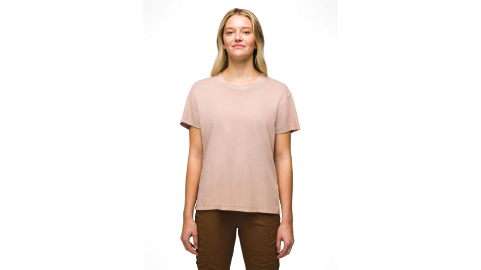 prAna Everyday Vintage-Washed SS Tee - Womens, Willow, XS, 2063791-500-XS