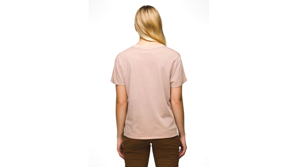 prAna Everyday Vintage-Washed SS Tee - Womens, Willow, XS, 2063791-500-XS