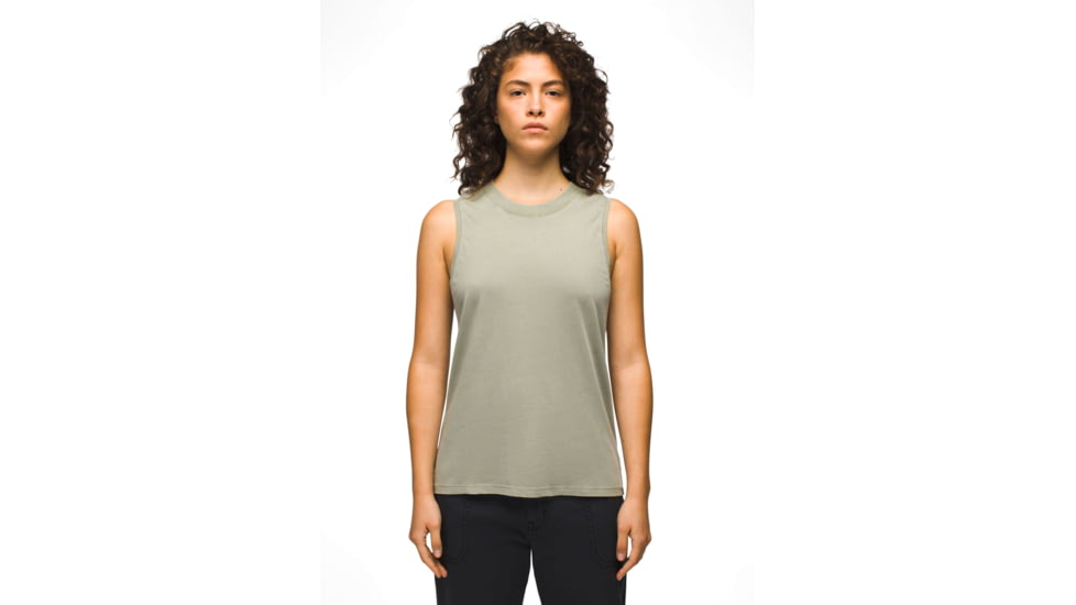 prAna Everyday Vintage-Washed Tank - Womens, Juniper Green, L, 2057081-300-L