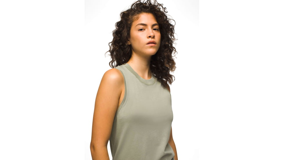 prAna Everyday Vintage-Washed Tank - Womens, Juniper Green, L, 2057081-300-L