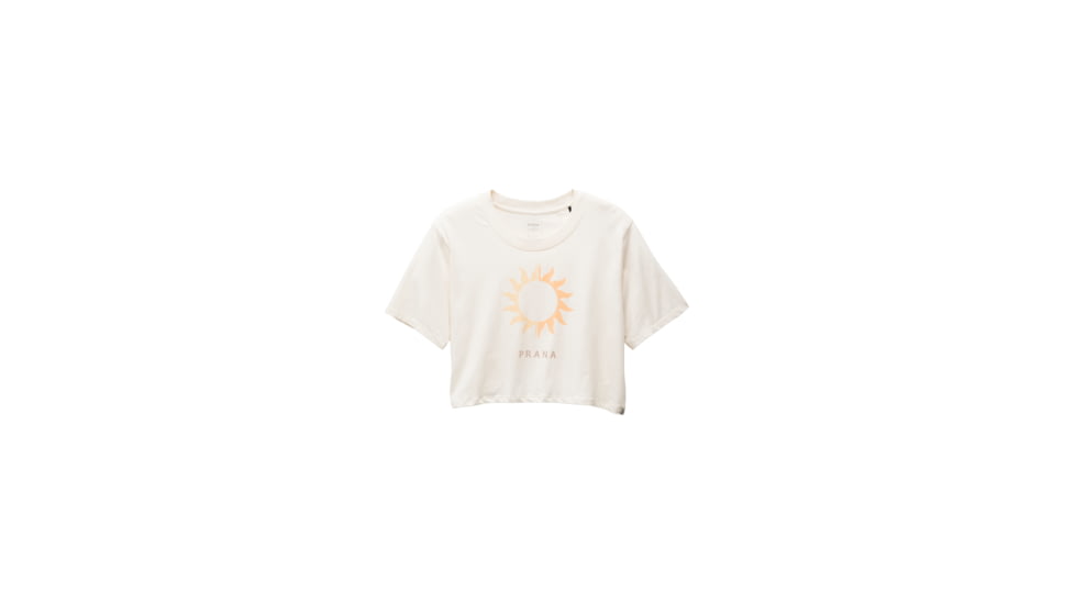 prAna Everyday VW Graphic Crop Tee - Womens, Canvas Sun City, M, 2066761-251-M