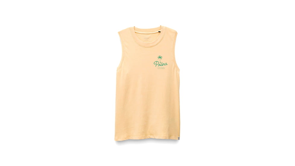 prAna Everyday VW Graphic Tank - Womens, Sun Kissed Prana Palm, L, 2066771-702-L