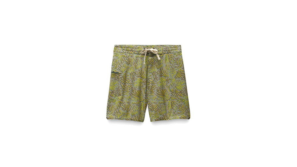 prAna Fenton Boardshort 9 Inch Inseam - Mens, Juniper Green Fronds, 31, 1969521-963-09-31
