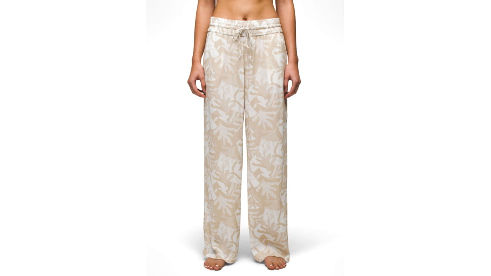 prAna Fernie Beach Pant - Womens, Soft White Seaside, S, 1969101-101-S