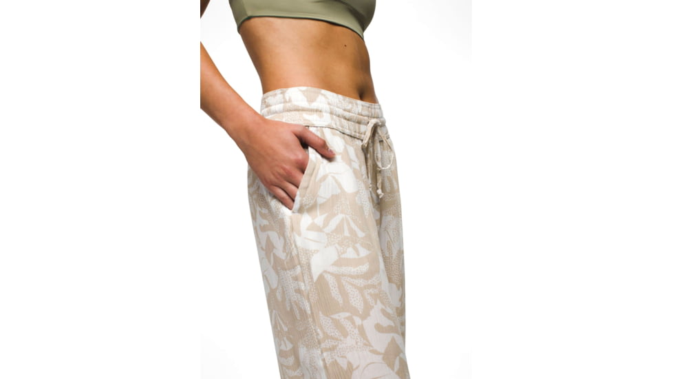 prAna Fernie Beach Pant - Womens, Soft White Seaside, S, 1969101-101-S
