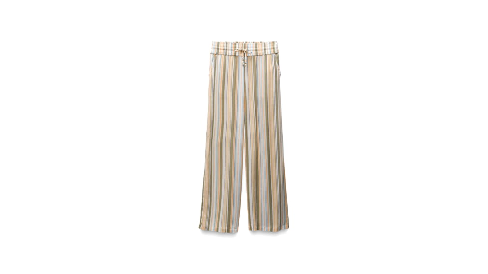 prAna Fernie Beach Pant - Womens, Sweet Agave Stripe, XL, 1969101-302-XL