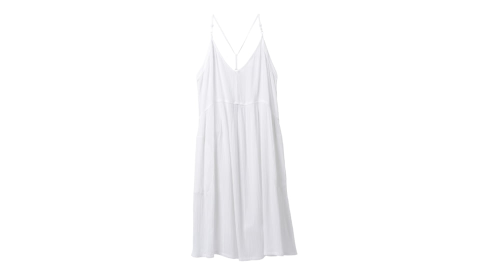 prAna Fernie Dress - Womens, White, M, 1973251-100-M