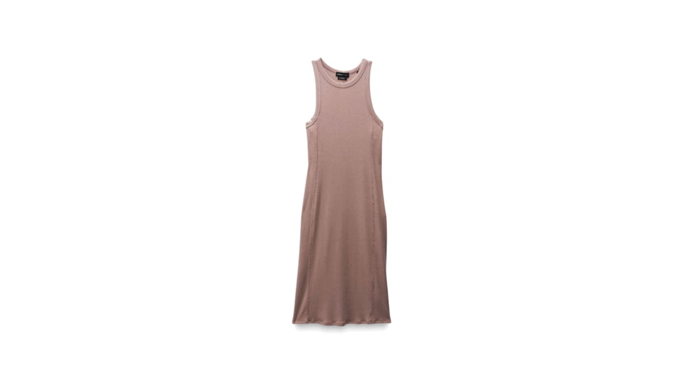 prAna Foundation Rib Dress - Womens, Willow Heather, L, 1971491-021-L